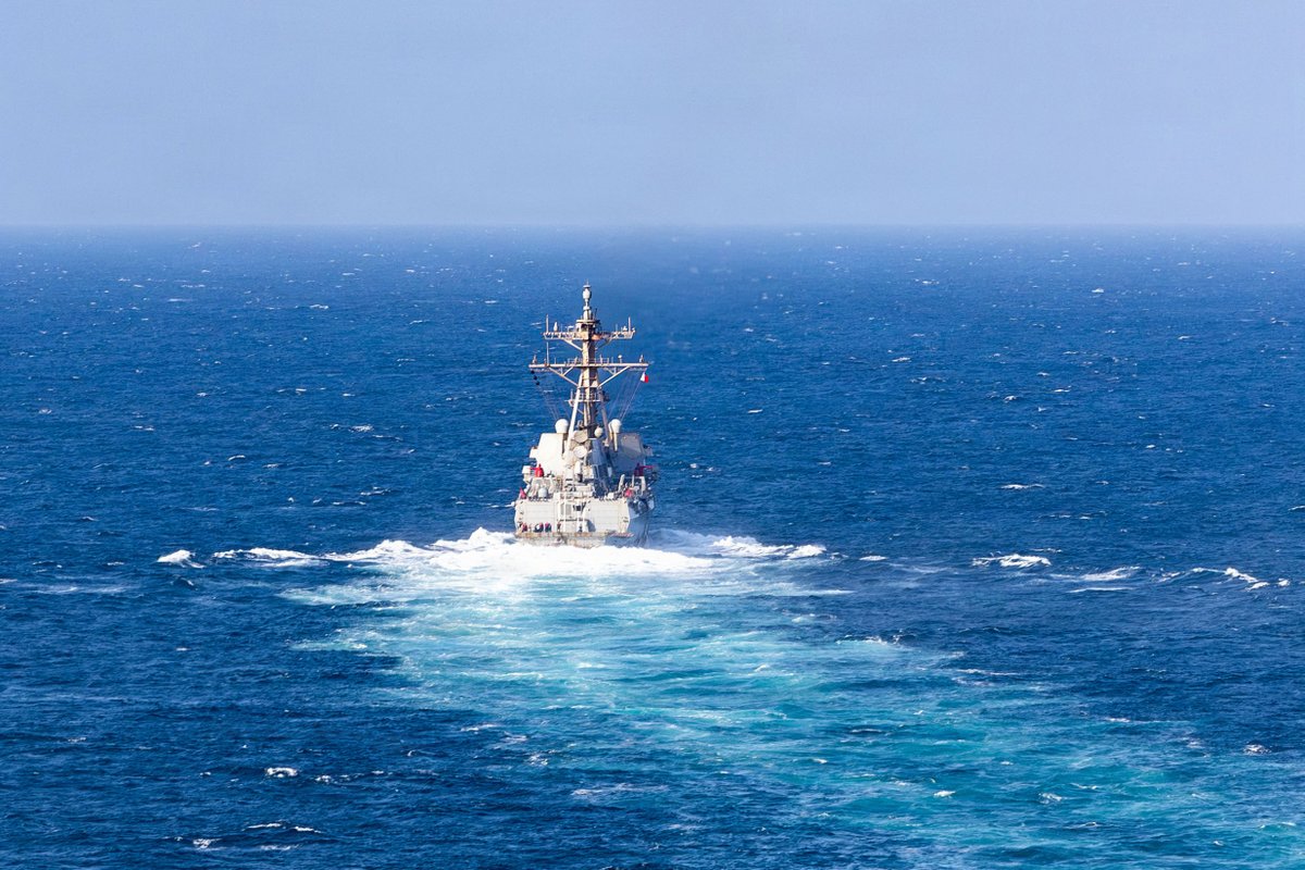 USS Rafael Peralta Enforces U.S. Blockade Against Iran