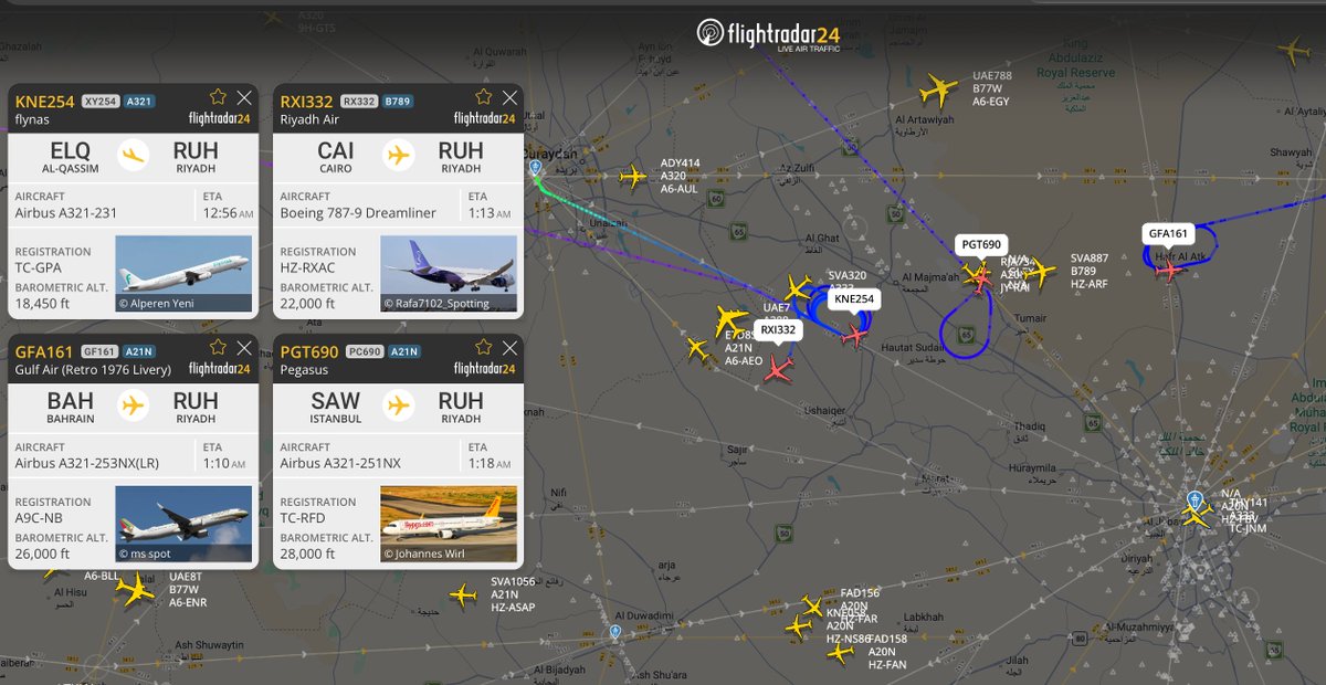 Riyadh Airport Air Traffic Resumes After Brief Hold