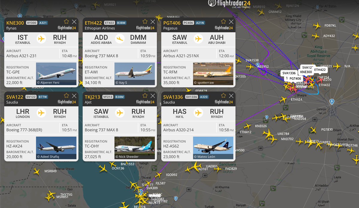 Riyadh Airport Air Traffic Remains on Hold