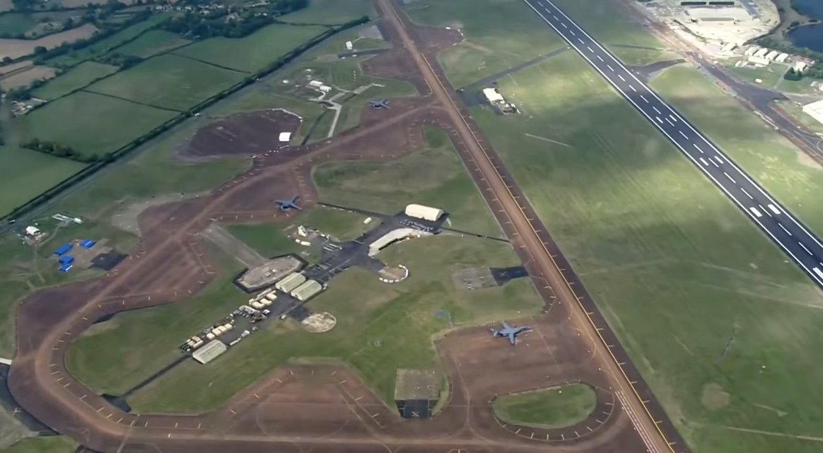 Reposted Warning: Helicopter Footage Shows B-1B Positions at RAF Fairford