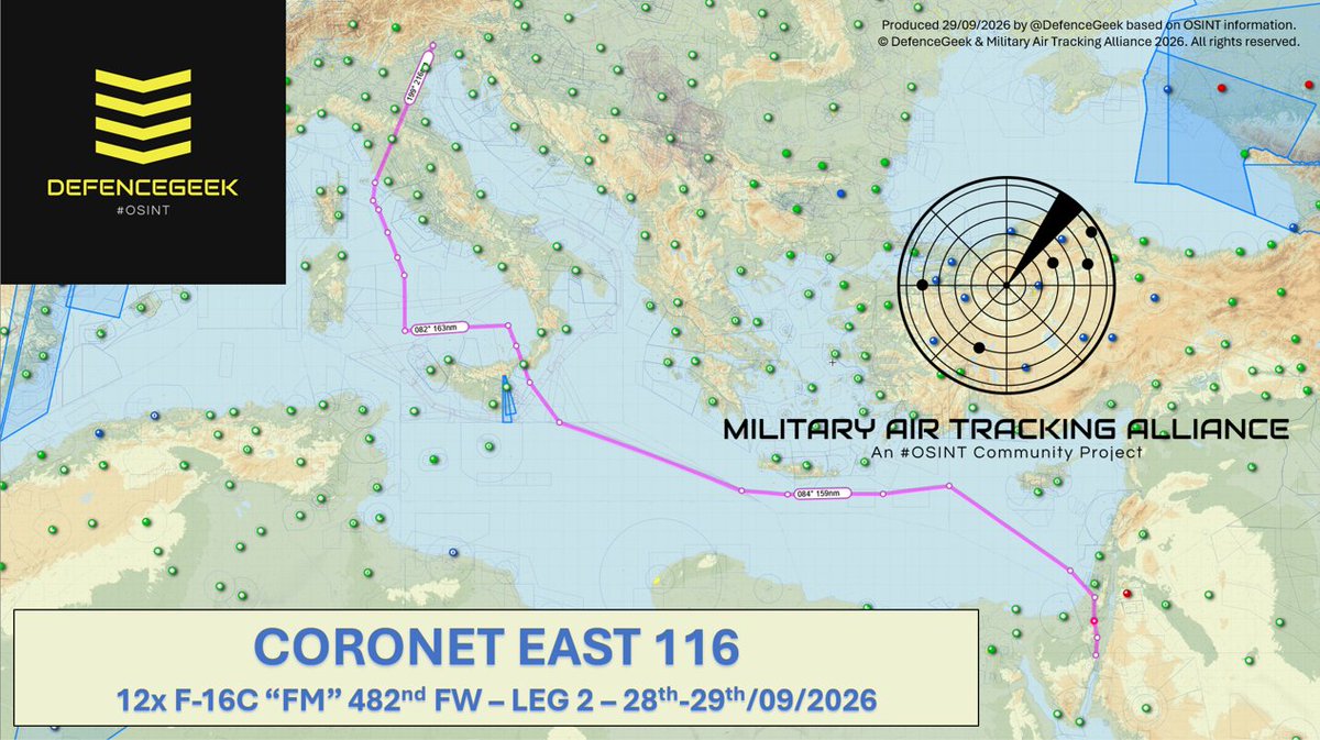Coronet East 116: Second Group of F-16Cs Due to Deploy to CENTCOM
