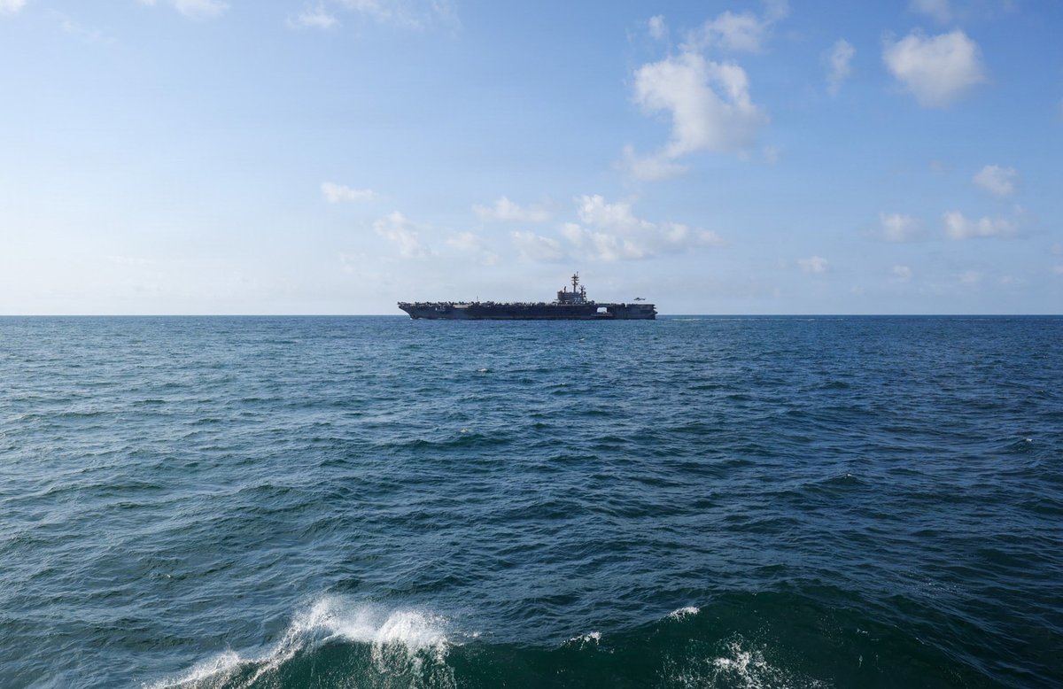 USS George H.W. Bush Supports U.S. Blockade Against Iran