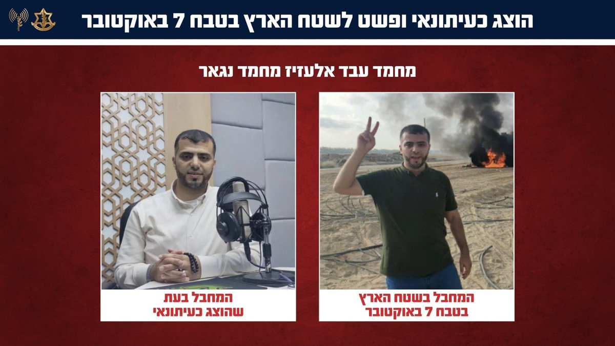 IDF Says Gaza Strike Killed Hamas Member Identified as Journalist