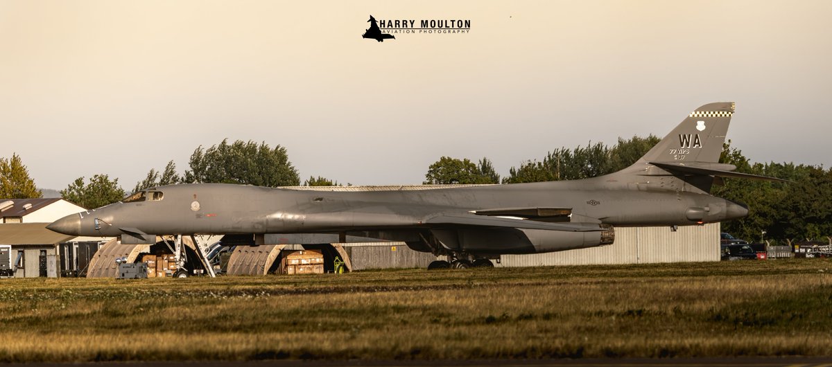 Fairford B-1 Bomber Training Flights - September 2026

A total of 29 bomber training flights were flown by the fleet of 12 B-1B "Lancer" aircraft in September (with one new arrival at the end of the month), most of the launches featuring 2 aircraft. The sortie rate was fairly consistent, flying every other day (with the exception of 27th September where both sorties were scrapped due to the terrorism incident).

In order of most sorties flown:
B-1B 86-0140 (DY 345BS) "Last Lancer"  -  10
B-1B 86-0139 (EL) "Drifter"  -  8
B-1B 86-0107 (WA 77WPS) "Dragon Slayer"  -  5
B-1B 86-0124 (DY) "Oh! Hardluck II"  -  5
B-1B 86-0134 (EL 34BS) "Thunderbird"  -  5
B-1B 85-0060 (EL) "Doolittle Raiders"  -  4
B-1B 86-0103 (DY) "The Reluctant Dragon"  -  3
B-1B 86-0138 (EL) "Seek and Destroy"  -  3
B-1B 86-0108 (EL) "Alien with an Attitude"  -  3
B-1B 86-0112 (DY) "The Black Widow"  -  2
B-1B 86-0120 (EL) "Whiskey Pete"  -  2
B-1B 85-0069 (EL) "Avenger"  -  2

New arrival:
B-1B 86-0111 (EL) "Let's Roll"

069 "Avenger" and 120 "Whiskey Pete" have flown the least, and the longest ago, with both EL tails having also experienced issues with availability during the Iran war.

Photos via @havoc_aviation, used with permission
@MATA_osint