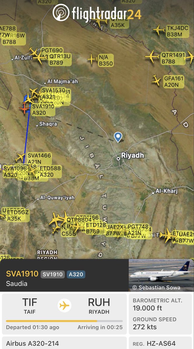 Riyadh Air Traffic Reported on Hold