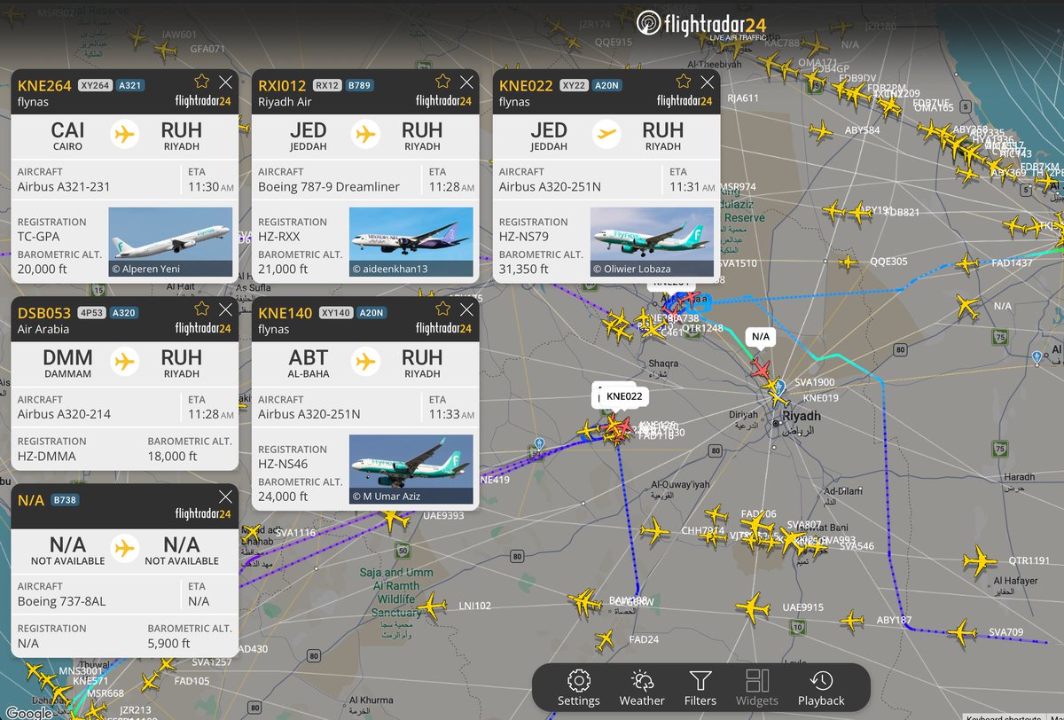 Riyadh Air Traffic Resumes After Hold During Houthi Missile Strikes