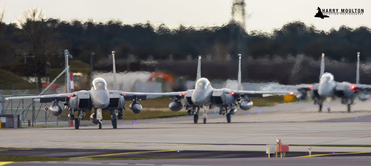 UPDATE: Coronet East 117 - "SJ" F-15Es Go Home! #IranWar
The 12x F-15E "Strike Eagle" jets of 4th Fighter Wing (SJ tails) currently in the UK will continue their journey home to the US this afternoon, with tankers filing now to take them:
Cell 1:
KC-46A "CLEAN73" 21-46094 #AE63CA
KC-46A "CLEAN74" 17-46034 #AE5E0F
KC-46A "CLEAN75" 18-46050 #AE5F9D
F-15E "TABOR11" 90-0229 (SJ)
F-15E "TABOR12" 89-0478 (SJ)
F-15E "TABOR13" 87-0193 (SJ)
F-15E "TABOR14" 87-0177 (SJ)
F-15E "TABOR15" 88-1704 (SJ)
F-15E "TABOR16" 88-1670 (SJ)
Cell 2:
KC-46A "CLEAN83" 23-46116 #AE44FF
KC-46A "CLEAN84" (Awaits)
KC-46A" CLEAN85" 18-46047 #AE5F9A
F-15E "TABOR21" 89-0490 (SJ)
F-15E "TABOR22" 87-0181 (SJ)
F-15E "TABOR23" 89-0492 (SJ)
F-15E "TABOR24" 89-0505 (SJ)
F-15E "TABOR25" 87-0196 (SJ)
F-15E "TABOR26" 88-1703 (SJ)
Photos via @havoc_aviation, used with permission
@MATA_osint @ArmchairAdml @AUX_OSINT @LatAmMilMVMTs @vcdgf555 @steffanwatkins
