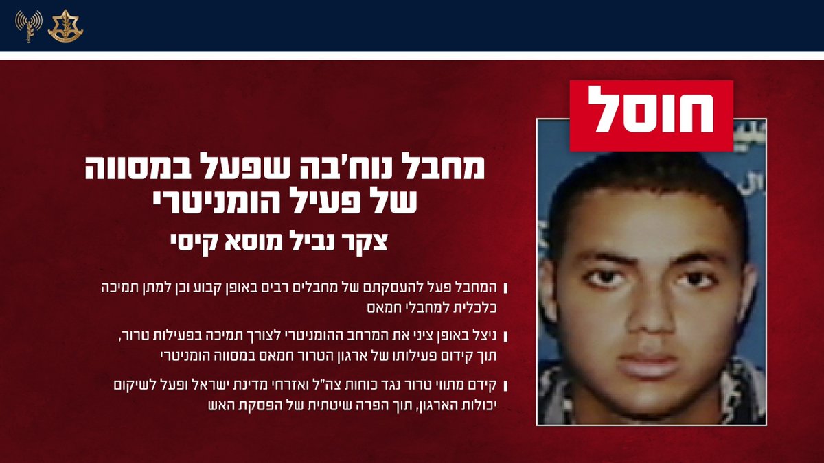 IDF Says Gaza Strike Killed Hamas Nukhba Member Who Led Turkish Aid Group