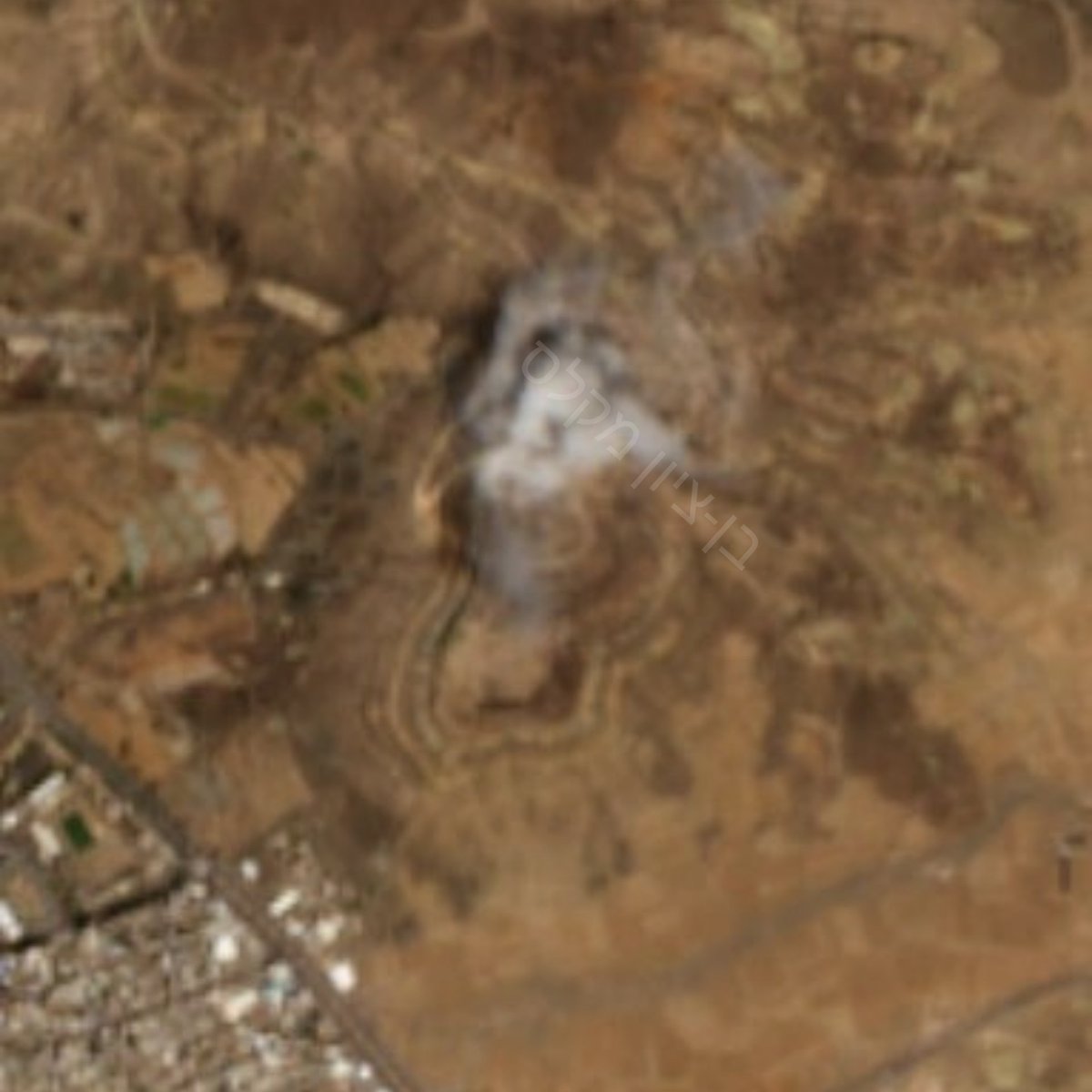 Satellite Image Reportedly Captures Airstrike Southeast of Sanaa