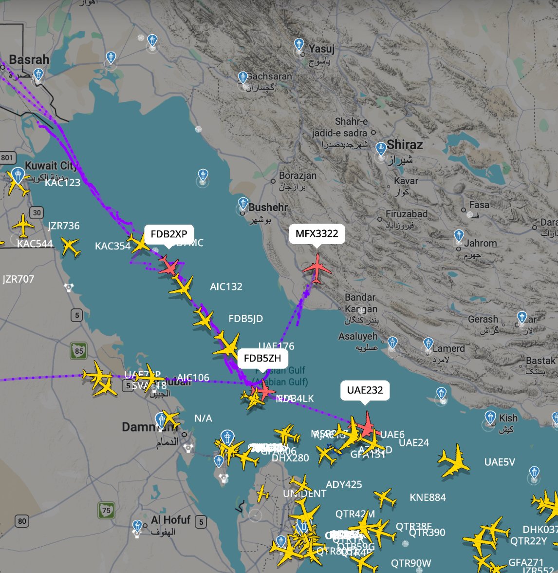 GPS Jamming Resumes Over the Persian Gulf