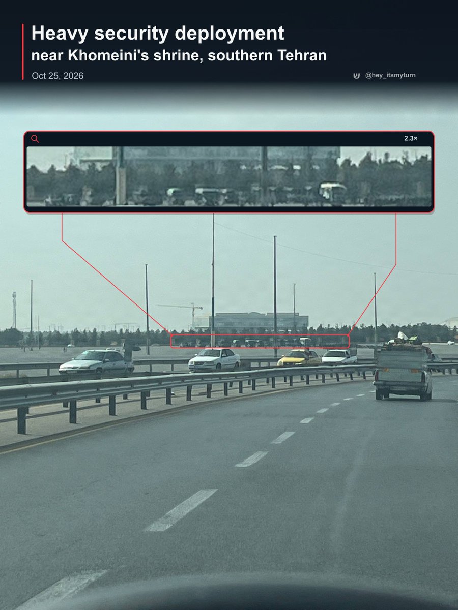 Heavy Security Deployment Reported Near Khomeini's Shrine in Tehran
