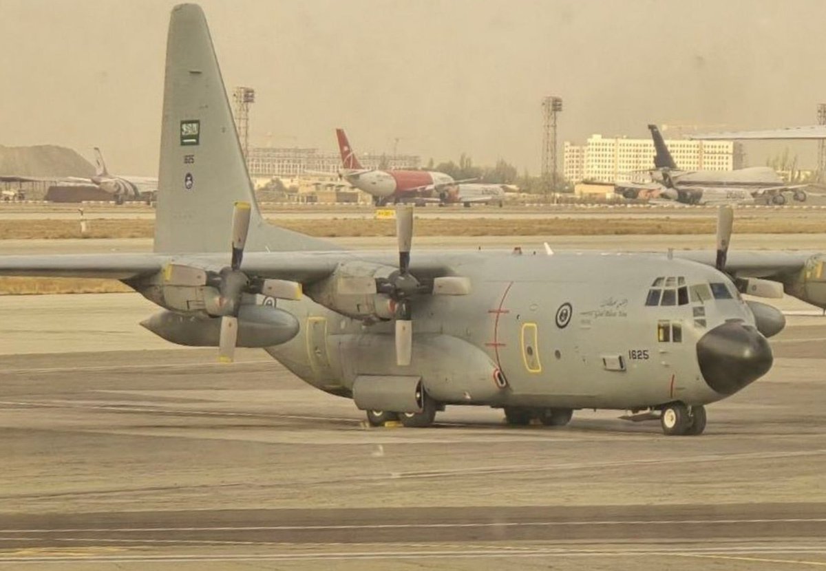 RSAF Hercules 1625 Lands in Tehran Ahead of Reported Joint Meeting