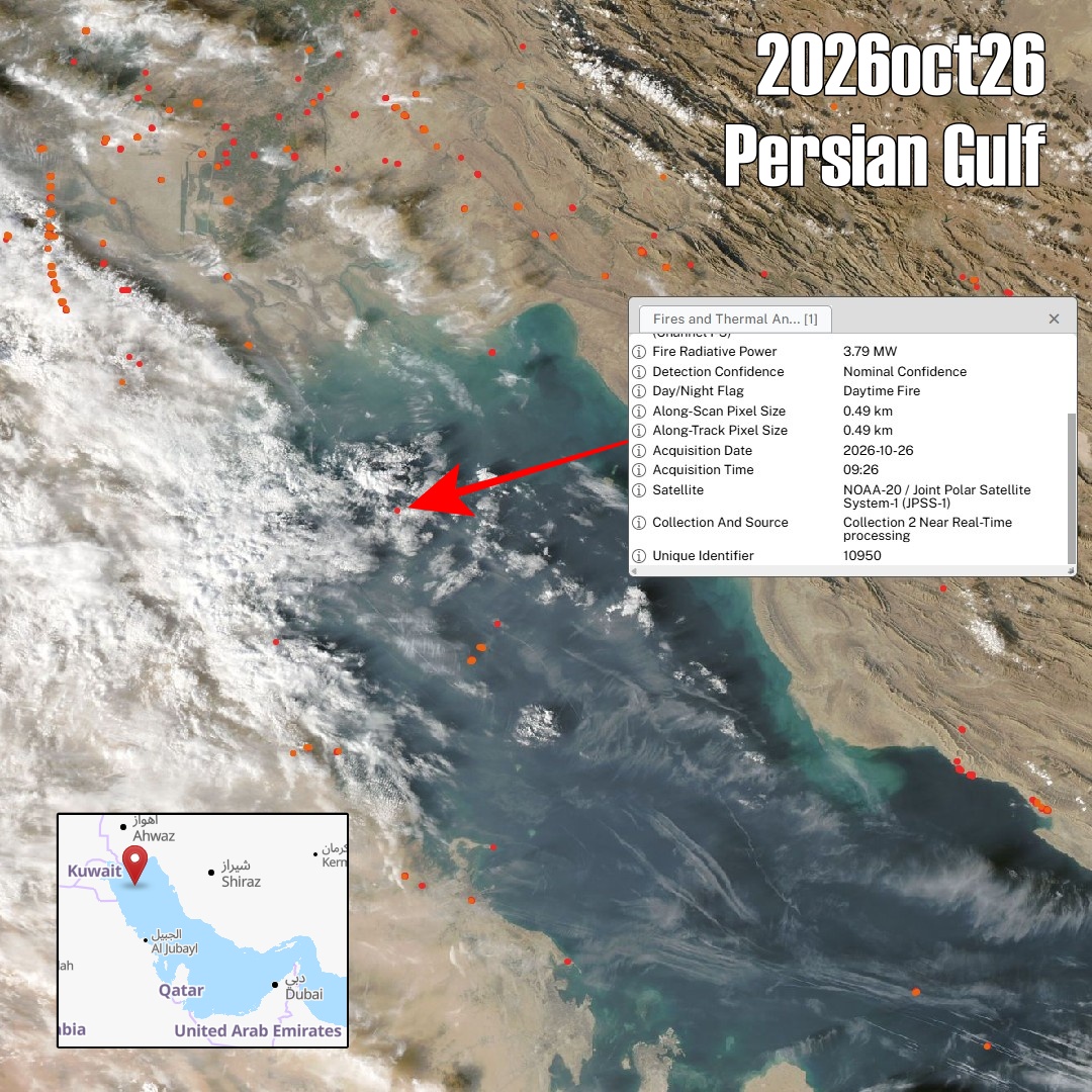 Fire Reported on Ship Allegedly Hit by Iran Near Basra